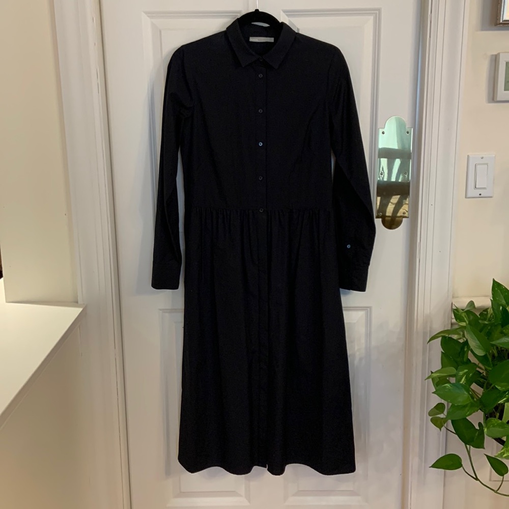 Vince navy cotton dress